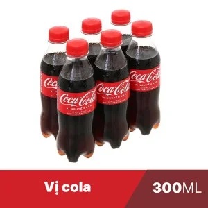 6 chai nước ngọt Coca Cola 300ml